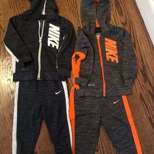 Two!!NIKE DRI FIT SWEAT OUTFITS**SIZE 24 months**